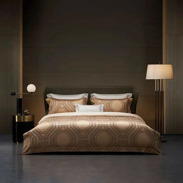 Luxury Baroque Bohemian Europe 1500TC Egyptian Jacquard Duvet Cover Bedding Set